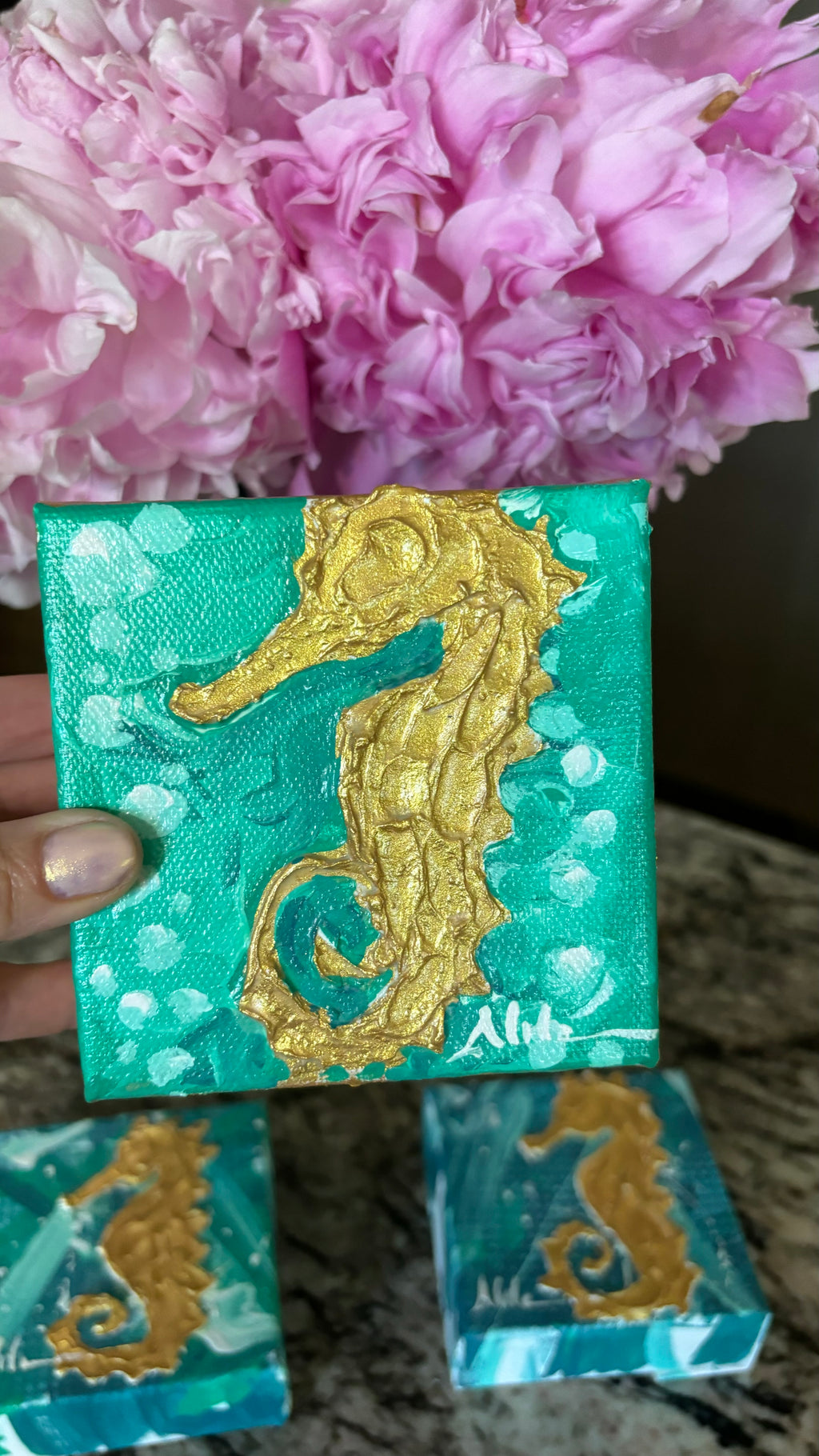 Abstract 3D Seahorse