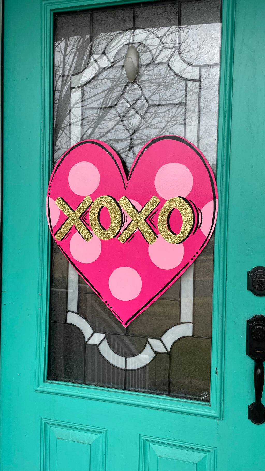 XOXO Heart Door Hanger
