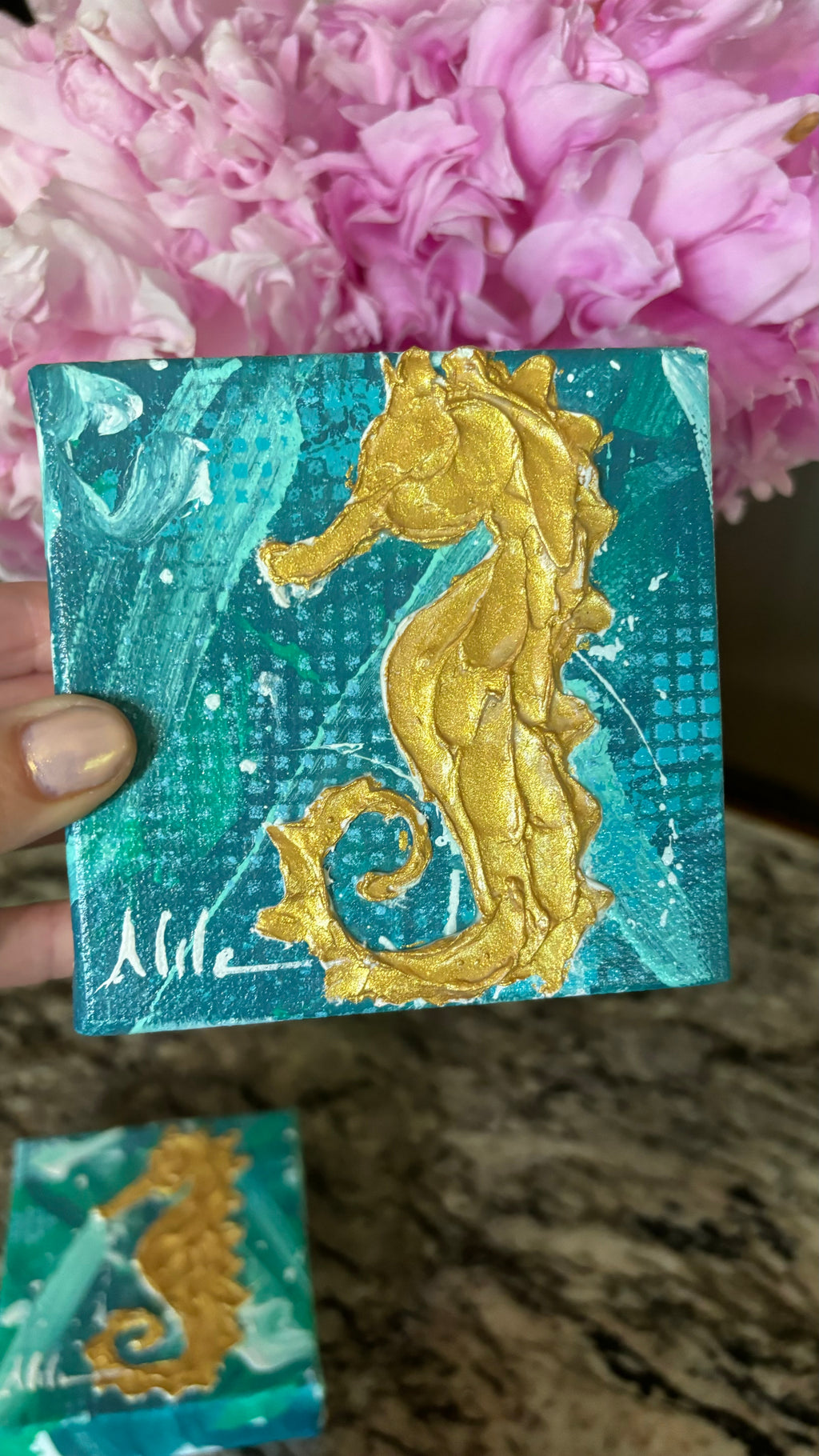 Artsy 3D Seahorse