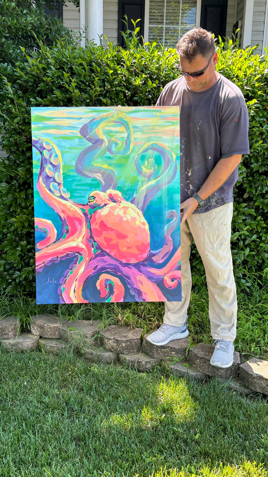 Gorgeous Octopus Painting