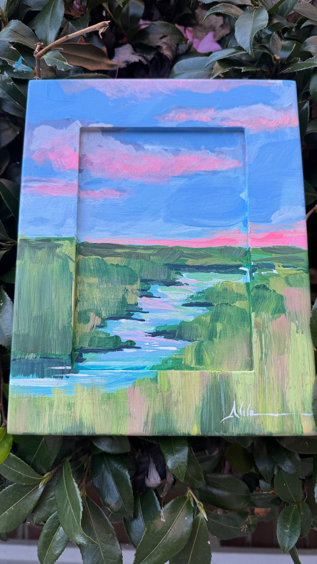 Dreamy Original Marsh Painting