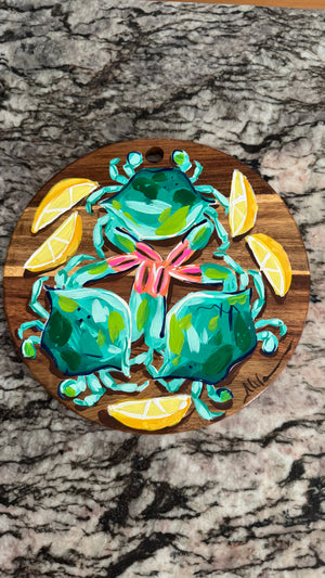 Beautiful and Fun Crab Charcuterie Board
