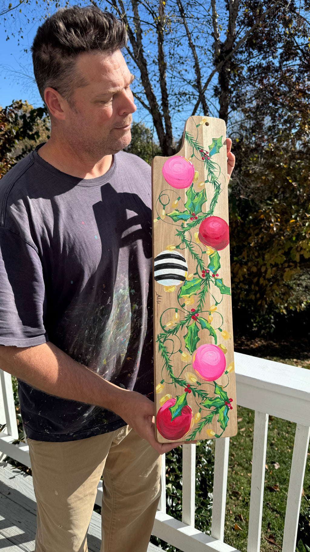 Artsy XL Christmas Charcuterie Board