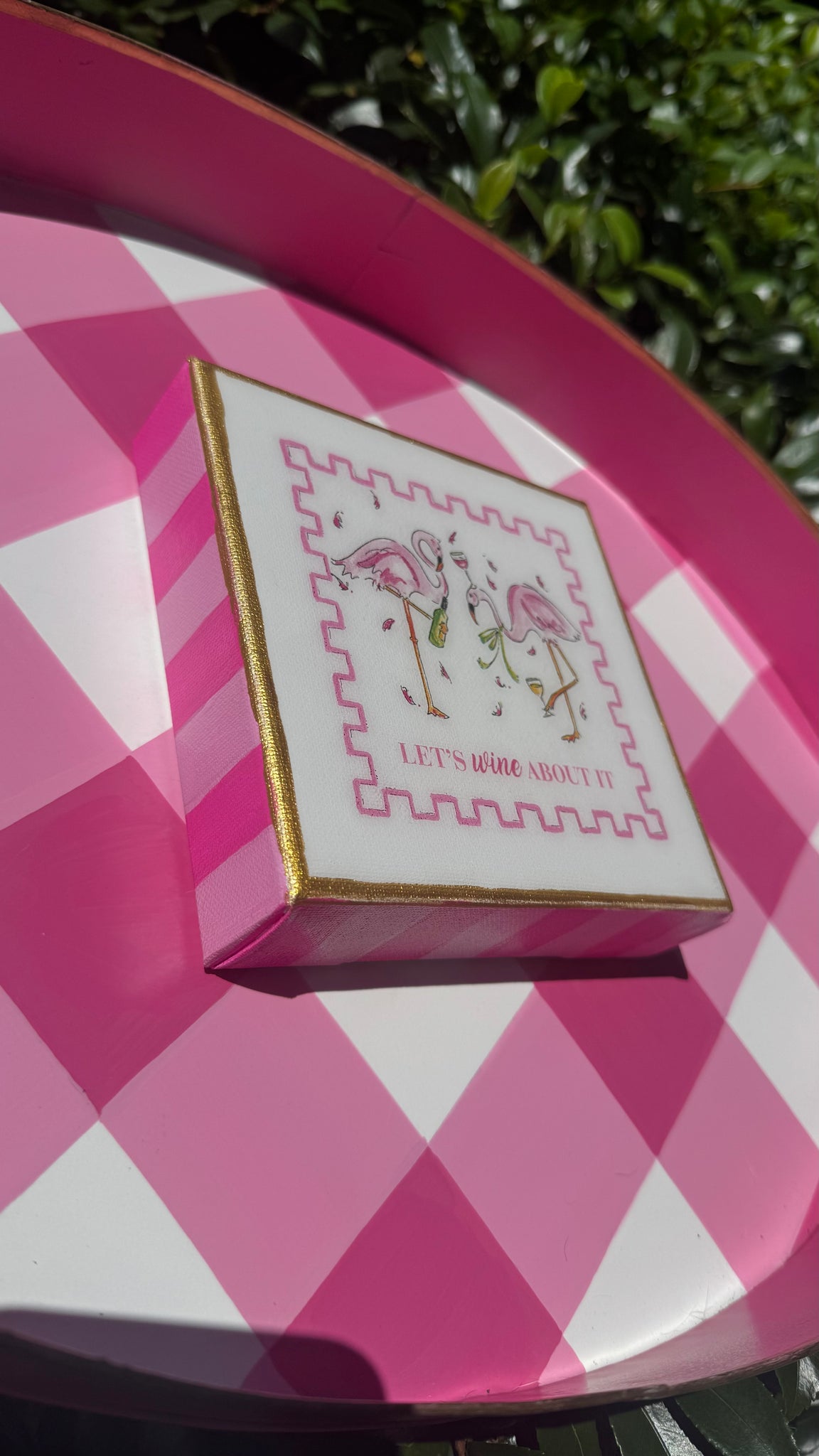 Pink and Gold Flamingo Fun