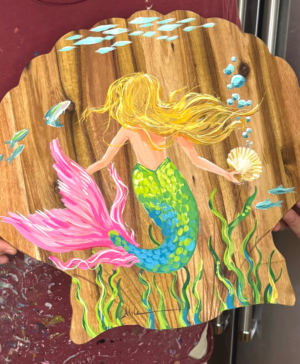Artsy Mermaid Charcuterie Board