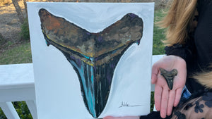 Sharks Tooth Painting