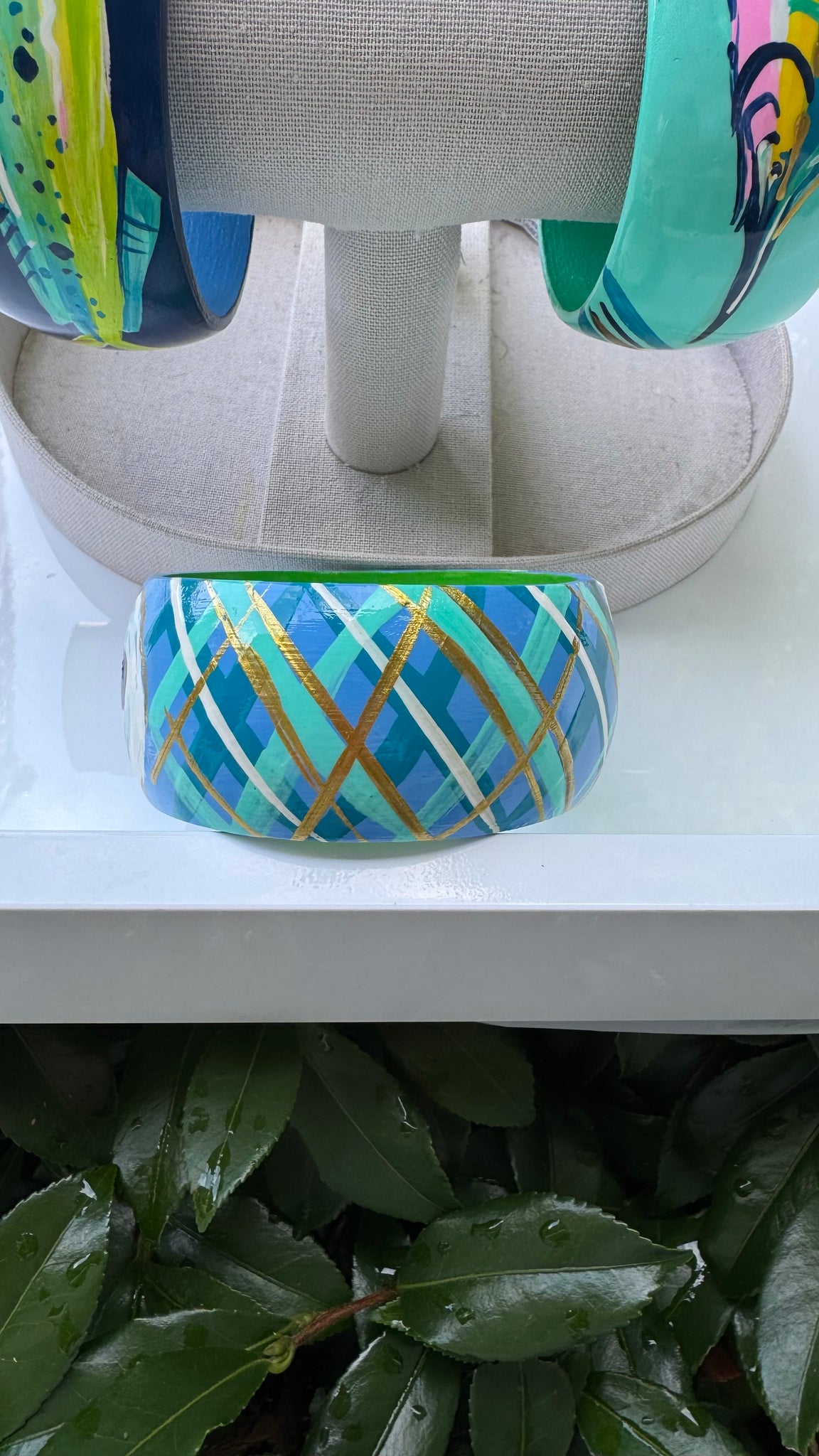 Hand Painted Oyster Bracelet
