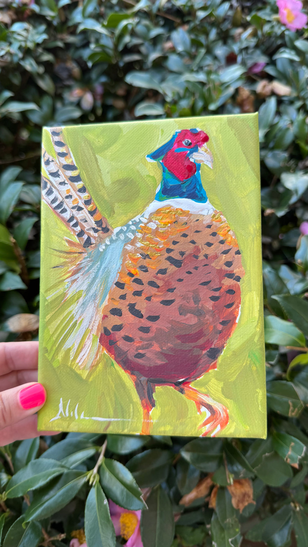 Original Pheasant Painting