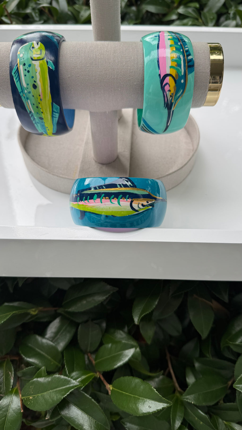 Hand Painted Marlin Bracelet