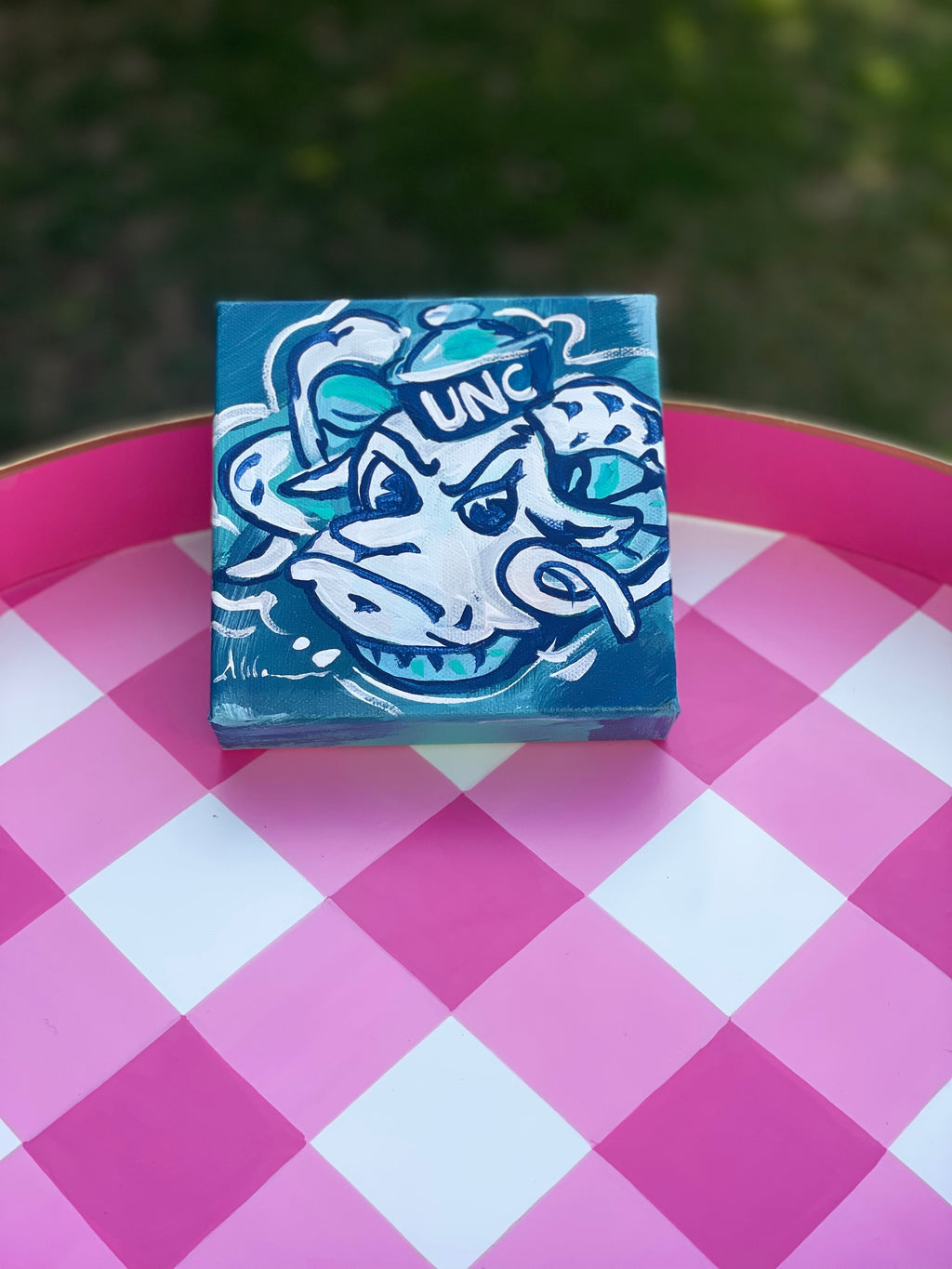 UNC Tar Heels Mini Art
