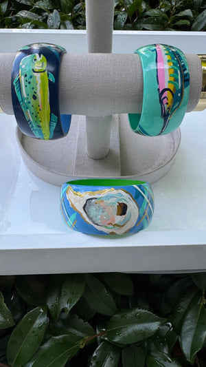 Hand Painted Mahi Bracelet