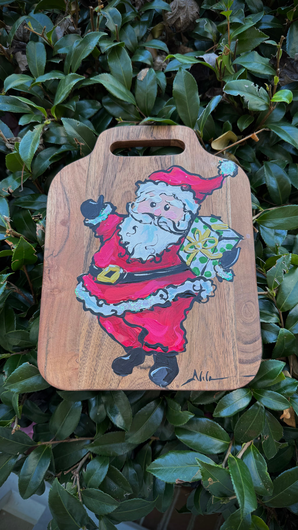 Small Santa Charcuterie Board