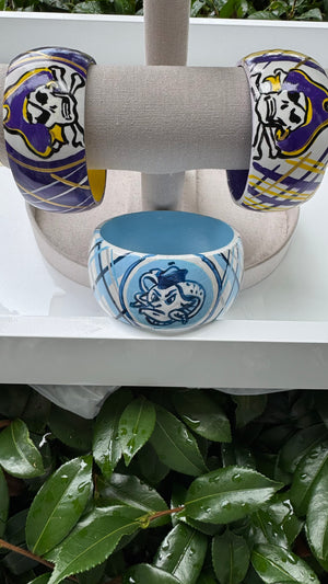 Hand Painted UNC Bracelet