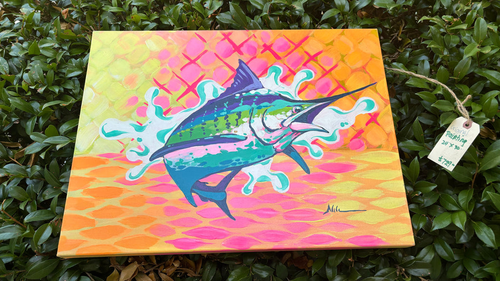 Sassy Marlin Painting