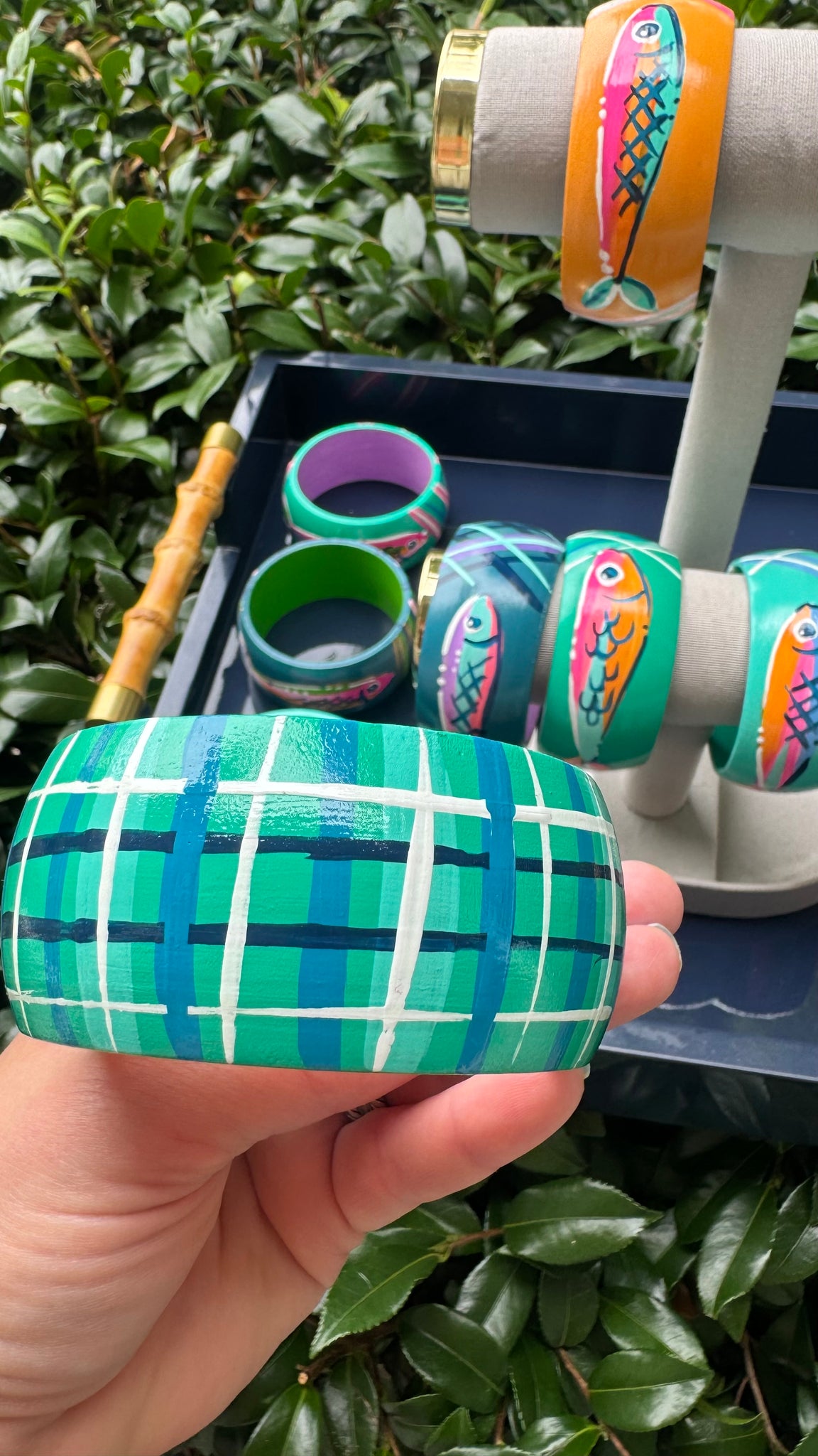 Hand Painter Fish Bracelet