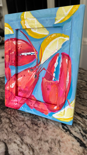 Fabulous Abstract Lobster Painting