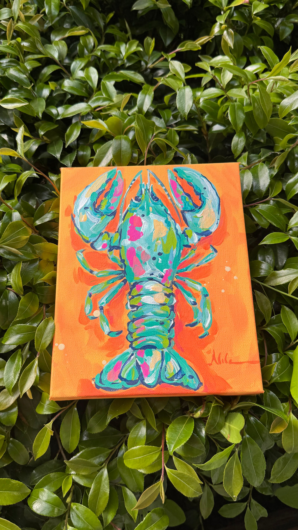 Abstract Lobster Art