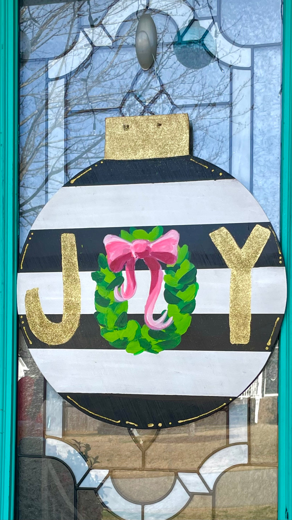 Joy Ornament Door Hanger