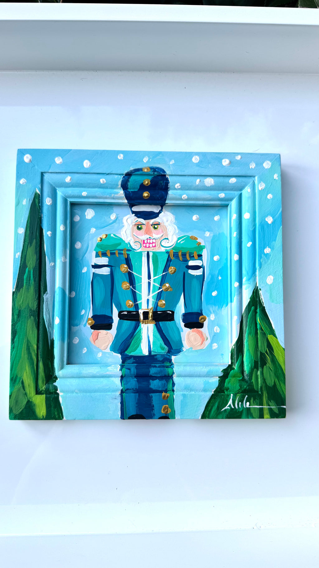 Original Blue Nutcracker Artwork