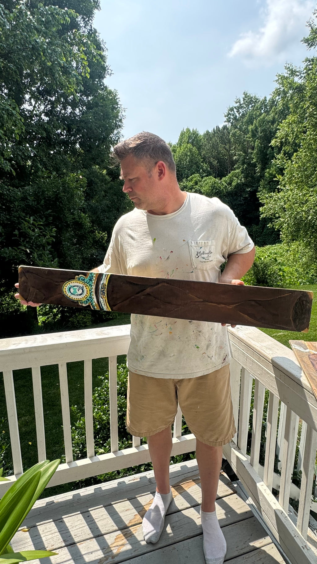 Large Cigar Painting