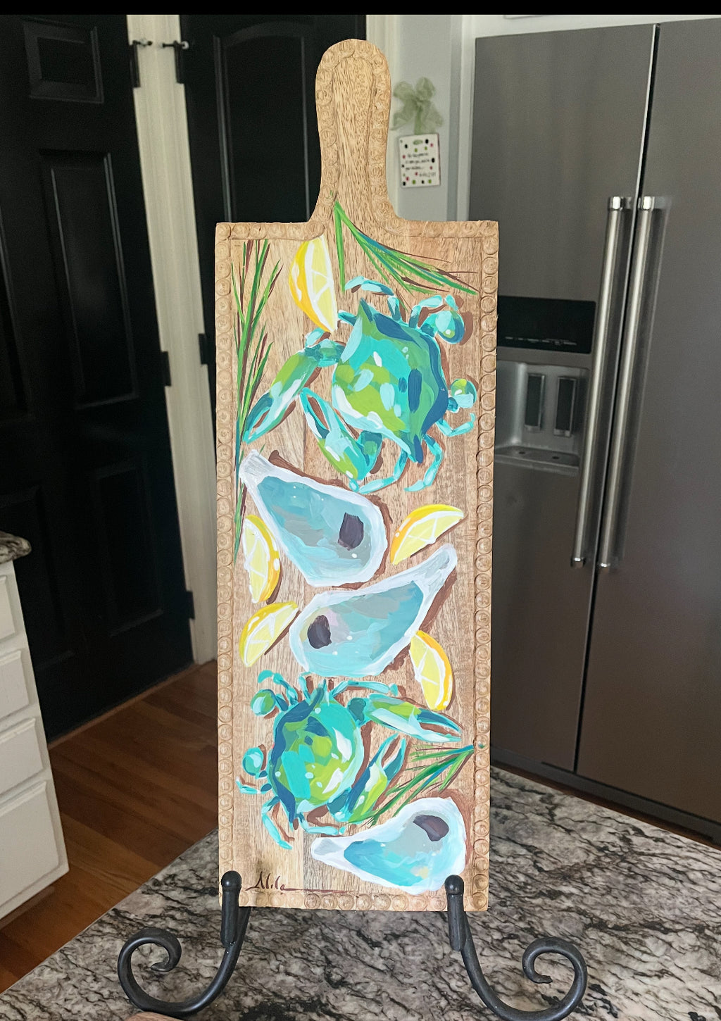 Pretty Blue Vibe Charcuterie Board