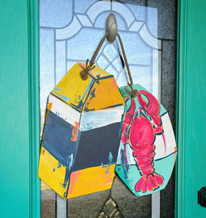 Lobster Buoy Door Hanger