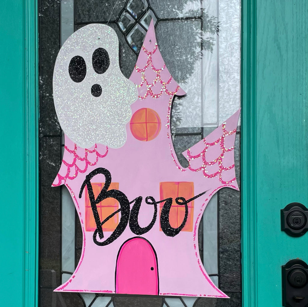 Pink “Boo” Spooky House