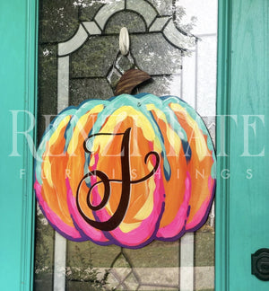 Hand Painted Pumpkin Door Hanger Miscellaneous