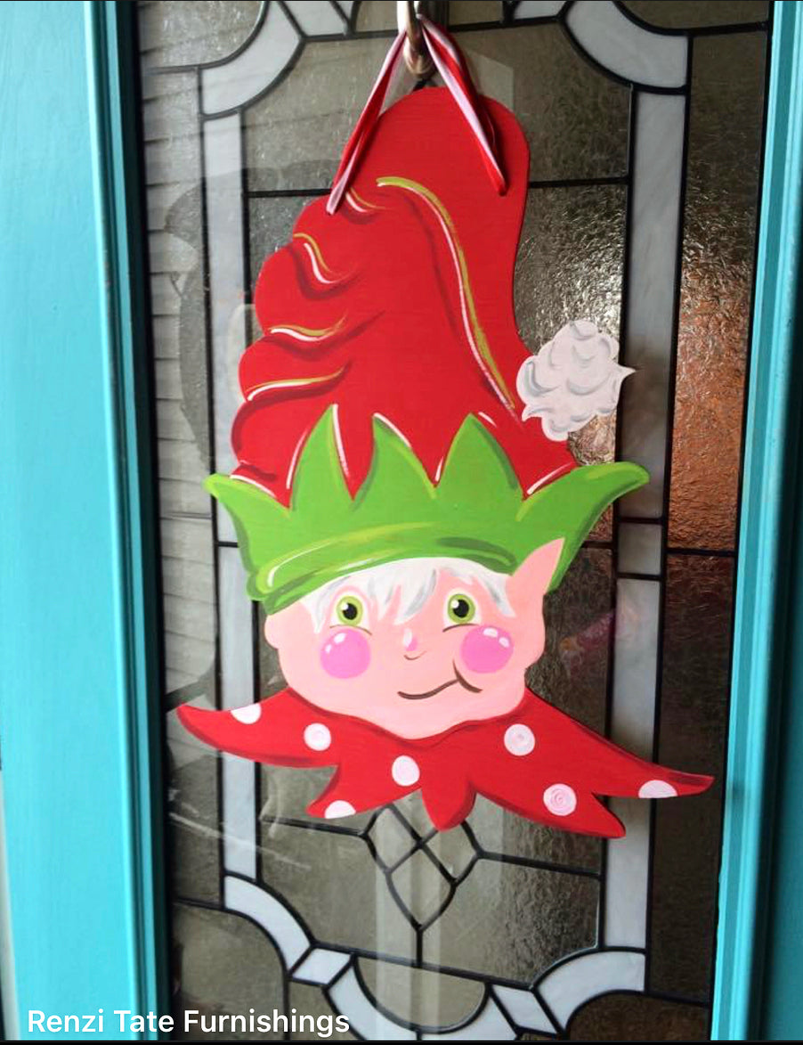 Fun Elf Door Hanger