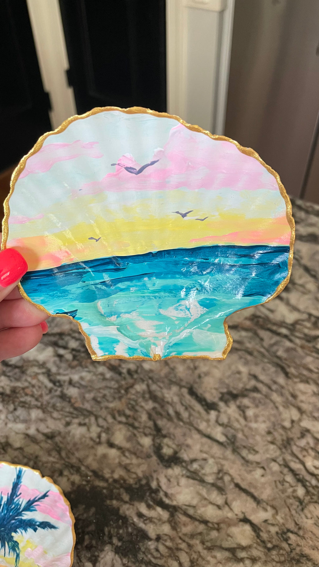 Hand Painted Shell