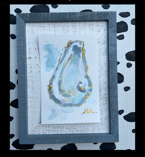 Framed Watercolor Oyster