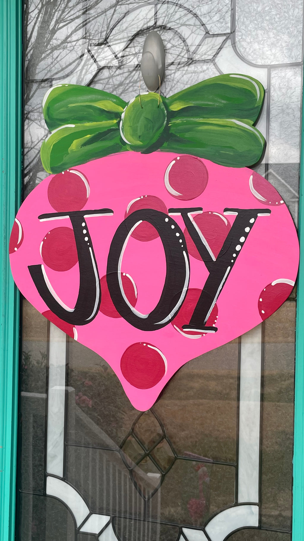 “Joy” Christmas Door Hanger
