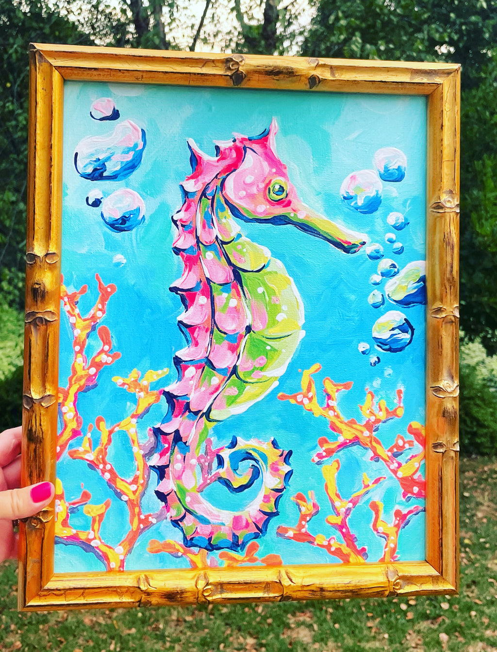 Seahorse Painting