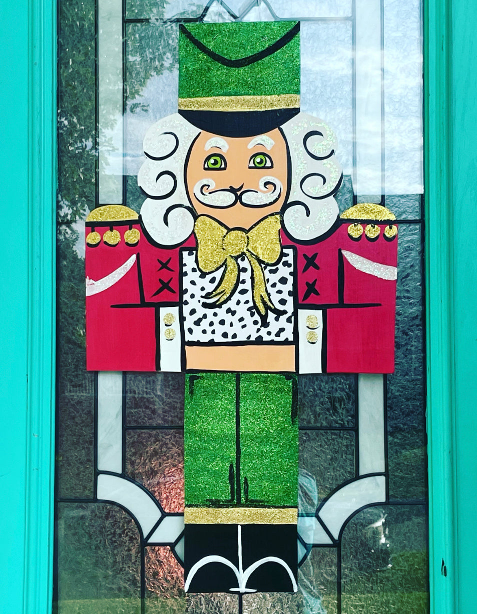 Red and Green Christmas Nutcracker