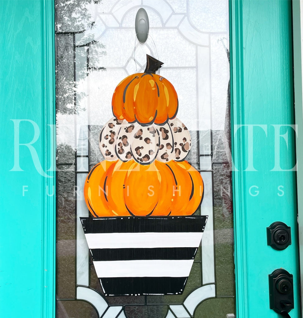 Pumpkin Topiary Door Hanger Miscellaneous
