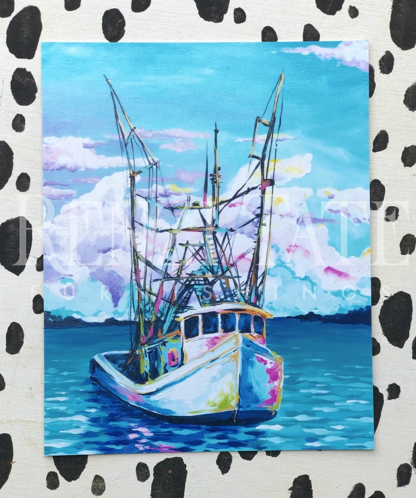 Shrimp Boat Print